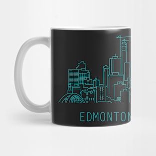 Edmonton skyline art. Mug